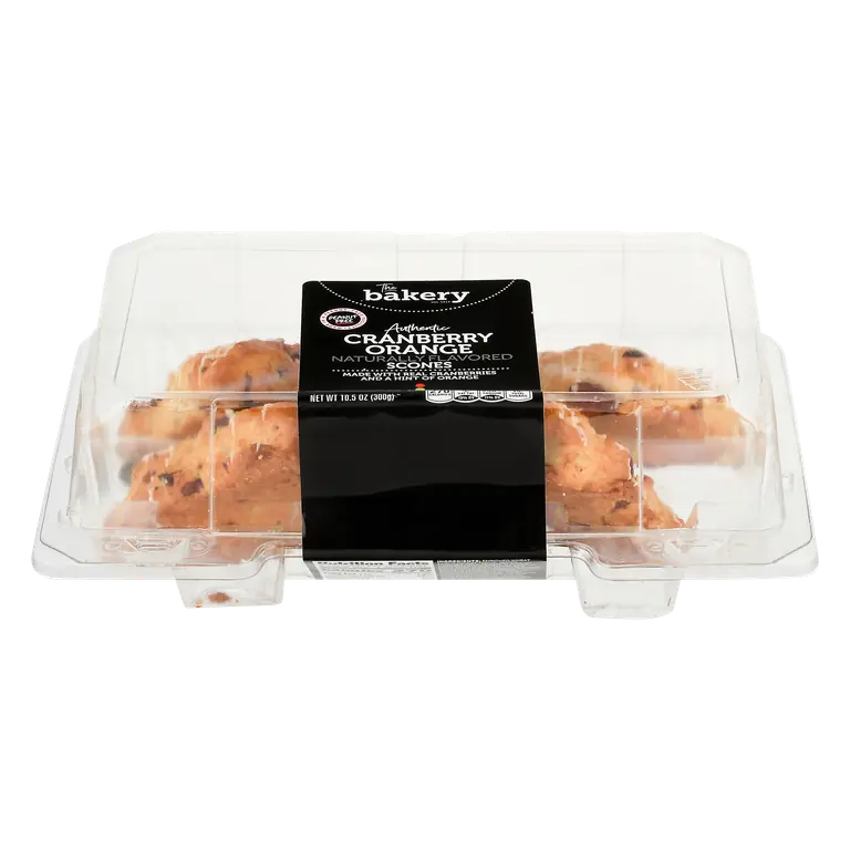 The Bakery Authentic Cranberry Orange Scones - 4 ct