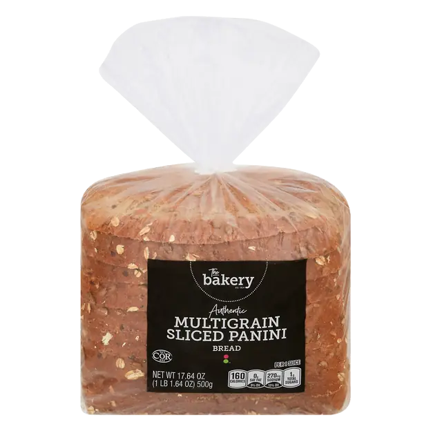 The Bakery Authentic Multigrain Panini Sliced Bread Loaf