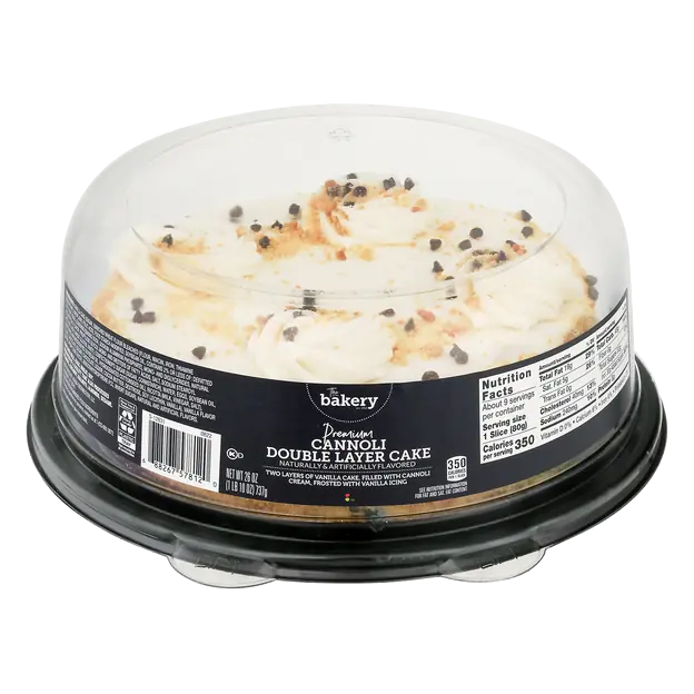 The Bakery Premium Double Layer Cannoli Cake