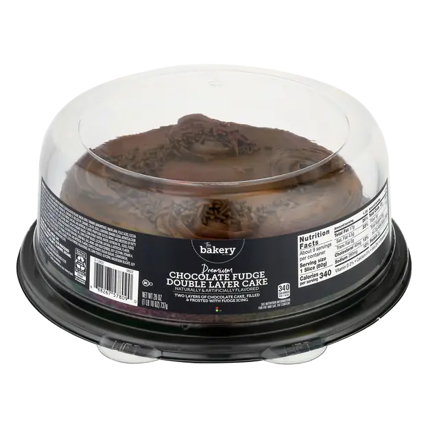 The Bakery Premium Double Layer Chocolate Fudge Cake