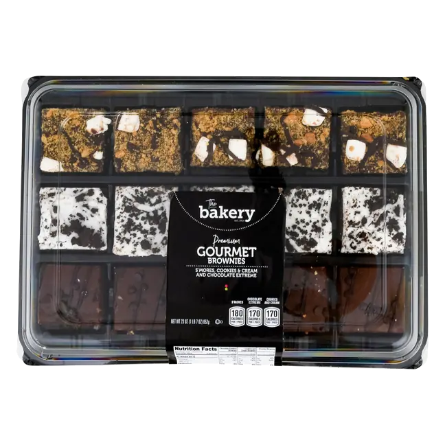 The Bakery Premium Gourmet Assorted Brownies - 15 ct