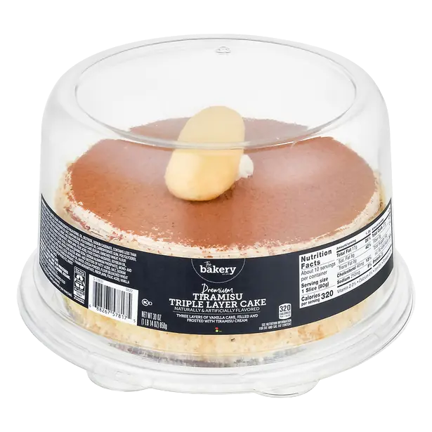 The Bakery Premium Triple Layer Tiramisu Cake