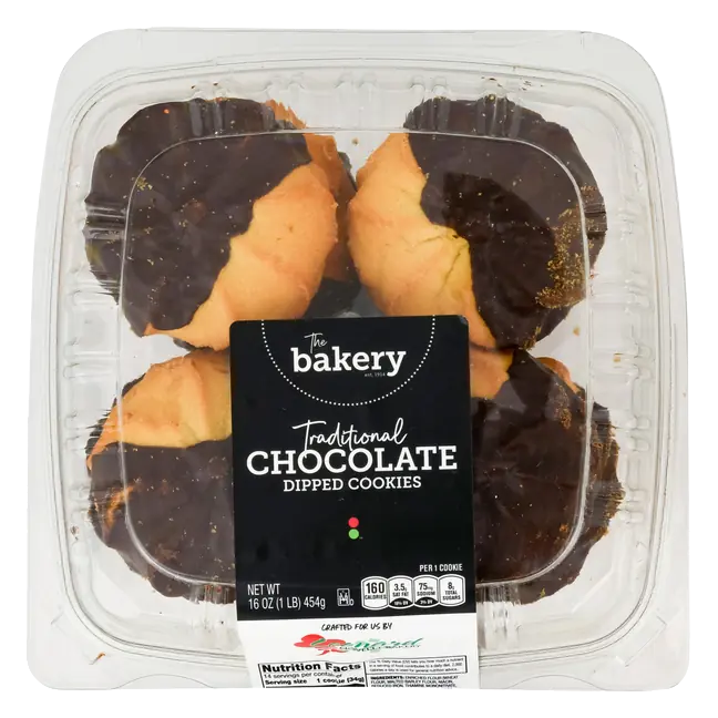 The Bakery Traditional Chocolate Dipped Cookies