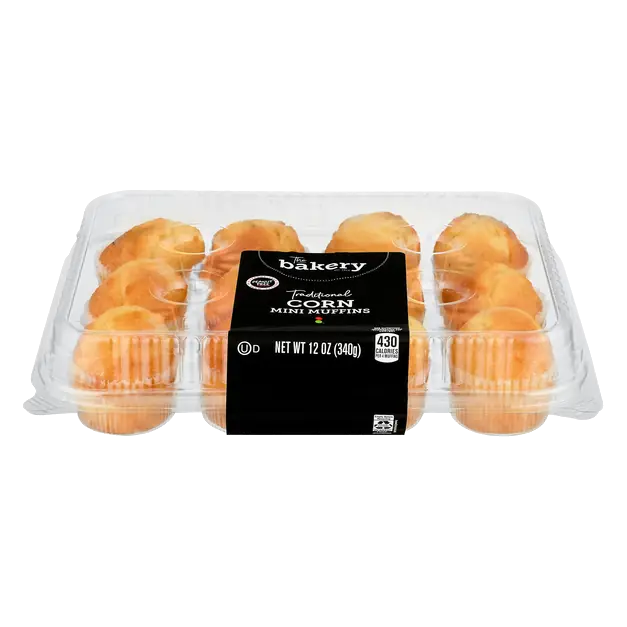 The Bakery Traditional Corn Mini Muffins - 12 ct