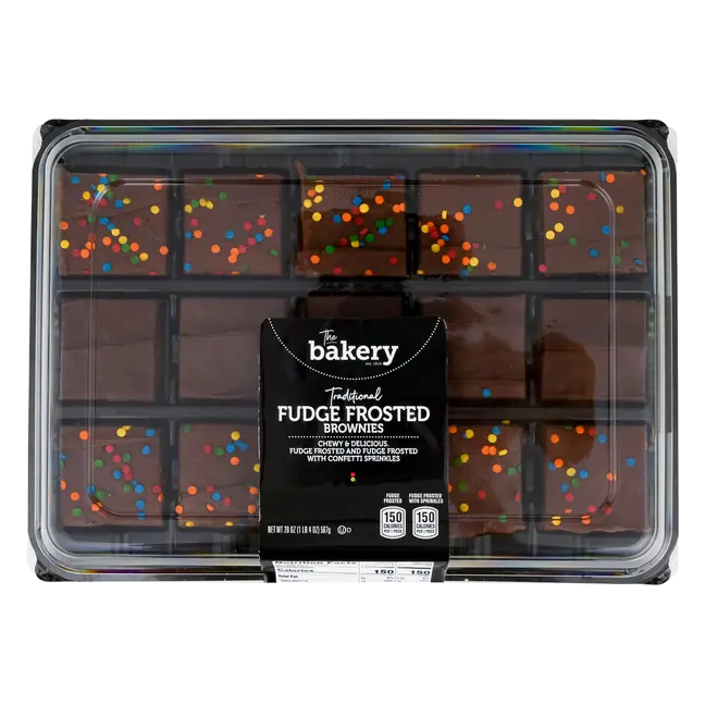 The Bakery Traditional Fudge Frosted Brownies - 15 ct
