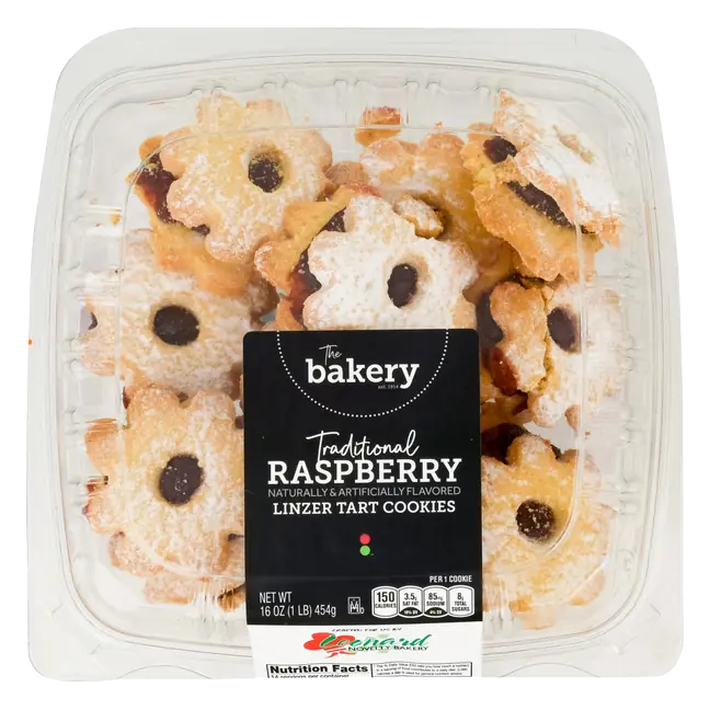 The Bakery Traditional Raspberry Linzer Tart Cookies