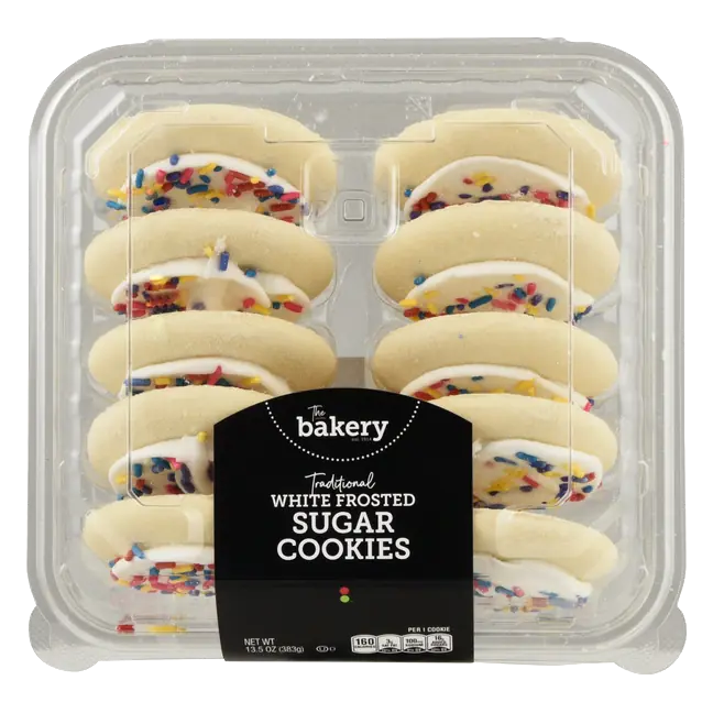 The Bakery Traditional White Frosted Sugar Cookies