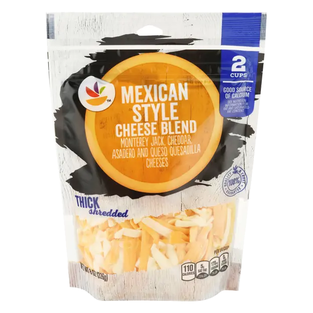 Thick Shredded Mexican Style 4 Cheese Blend