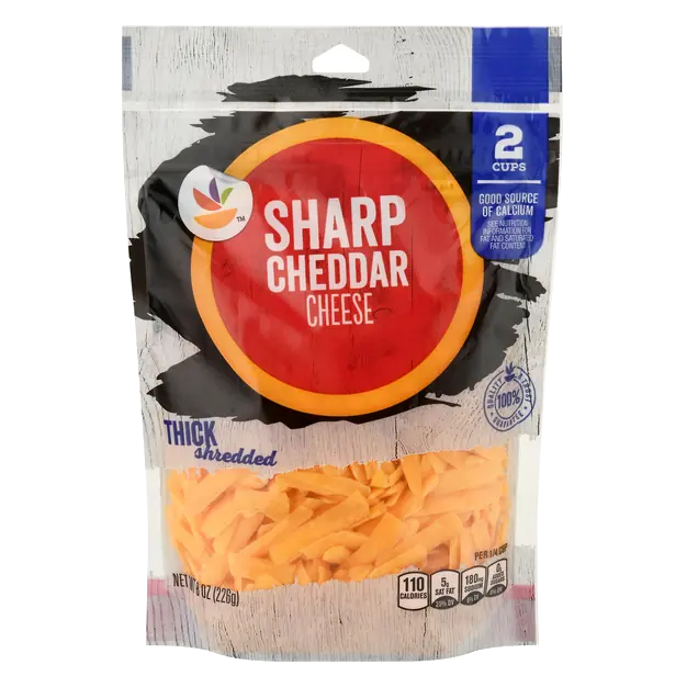 Thick Shredded Sharp Cheddar Cheese