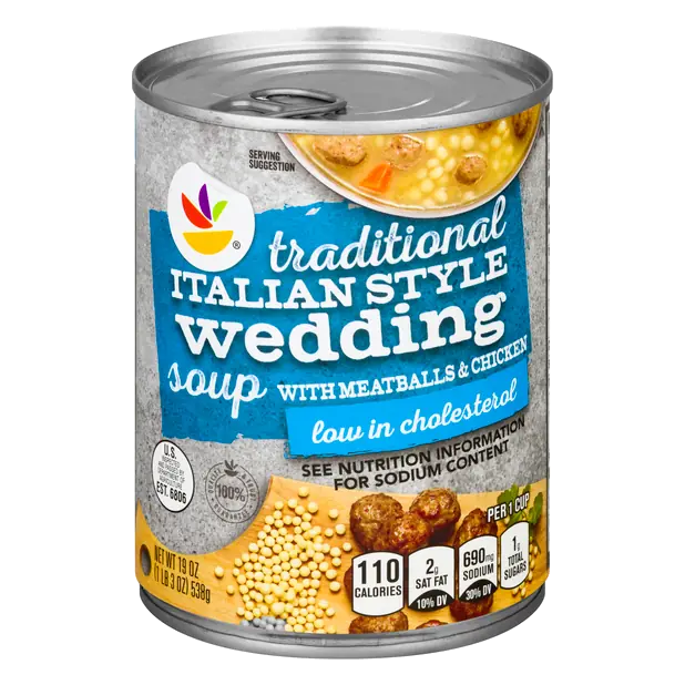 Traditional Italian Style Wedding Soup