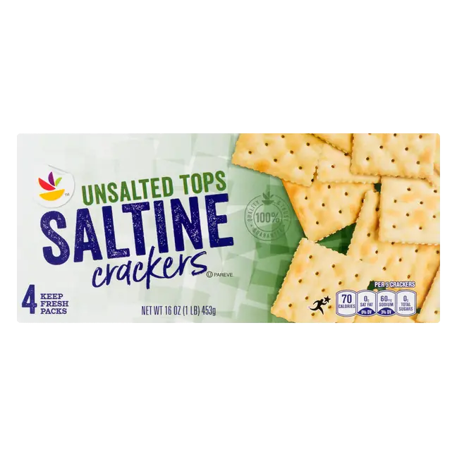 Unsalted Tops Saltine Crackers