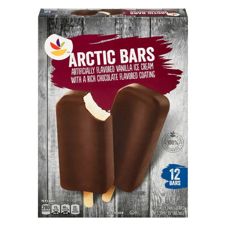 Vanilla Arctic Ice Cream Bars - 12 ct