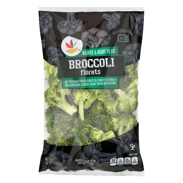 Washed & Ready To Eat Broccoli Florets