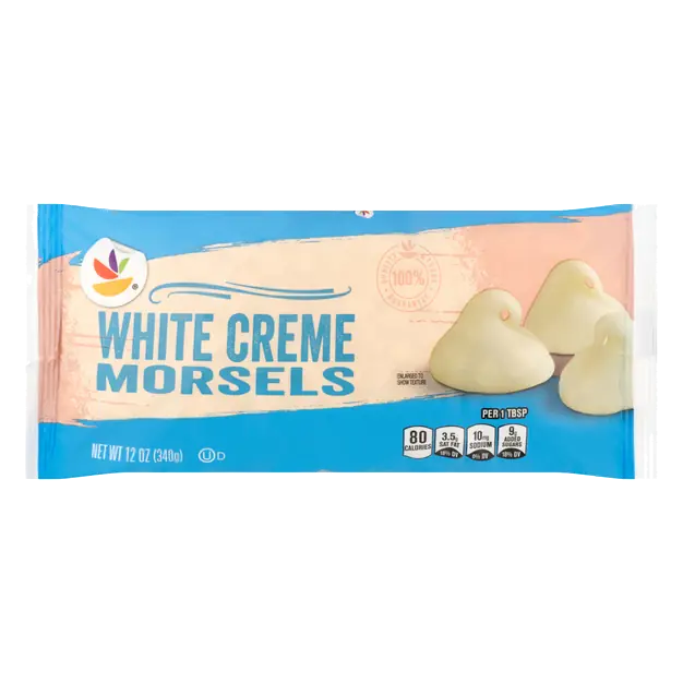 White Creme Baking Morsel Chips