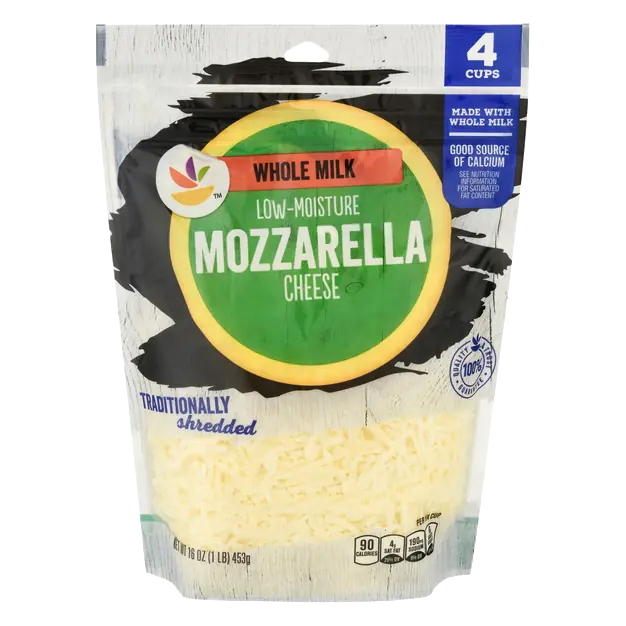 Whole Milk Traditionally Shredded Mozzarella Cheese
