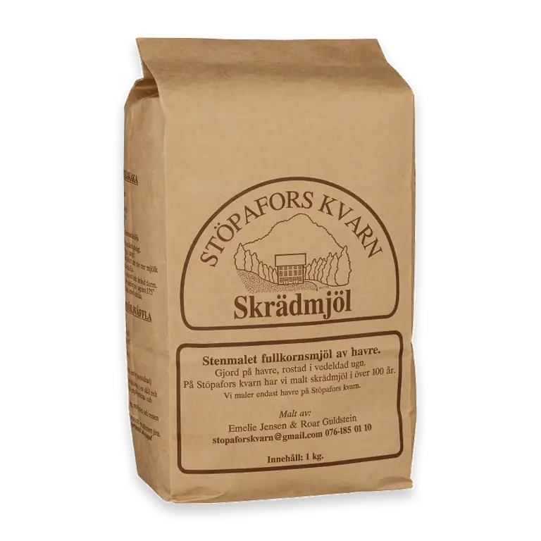 Skrädmjöl Fullkorn 1kg