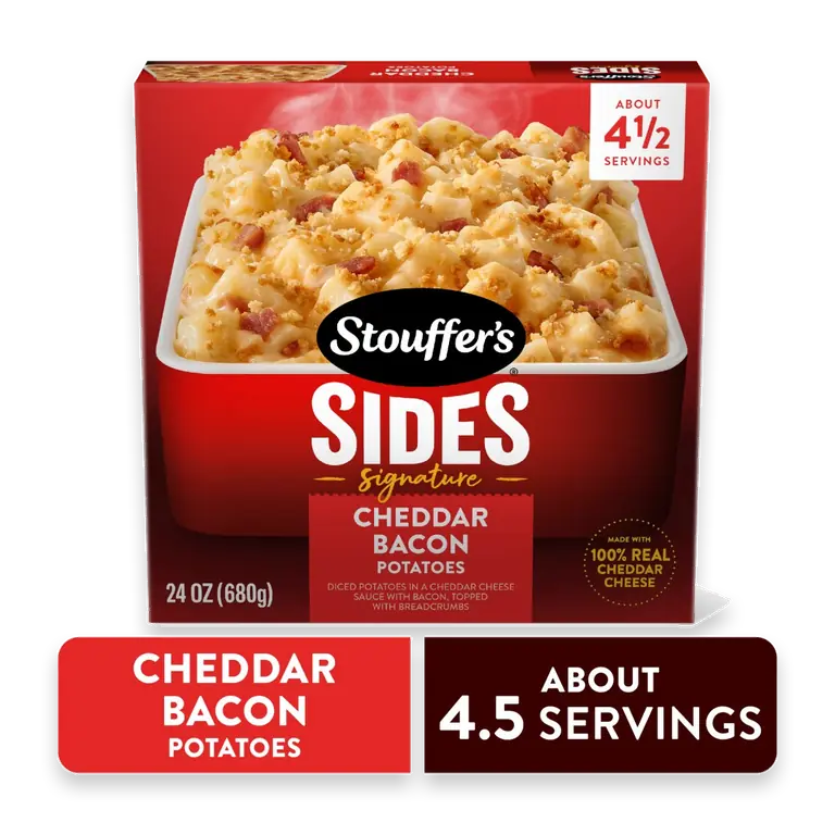 Cheddar Bacon Potatoes Frozen Sides