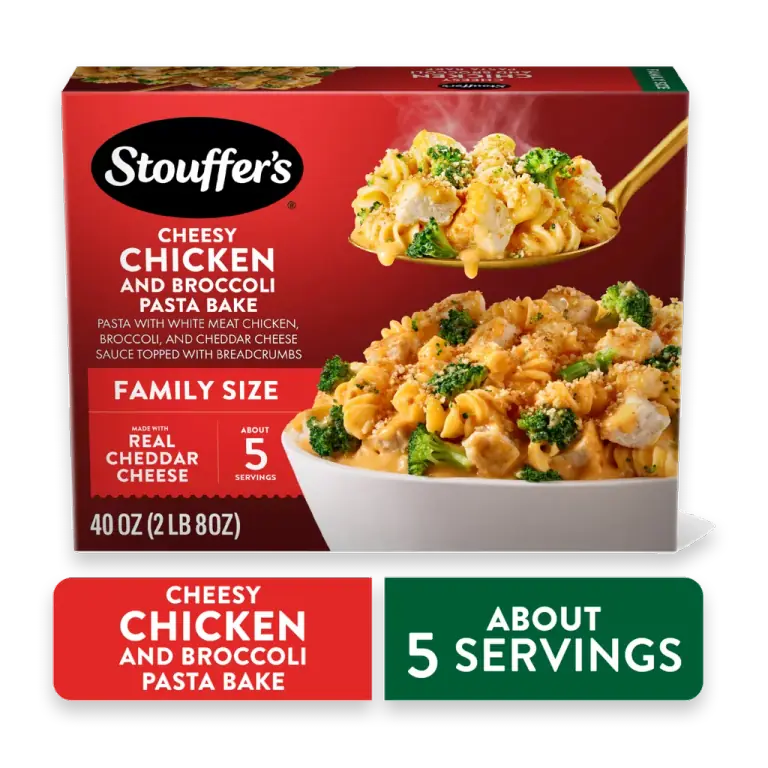 Cheesy Chicken and Broccoli Pasta Bake Family Frozen Meal