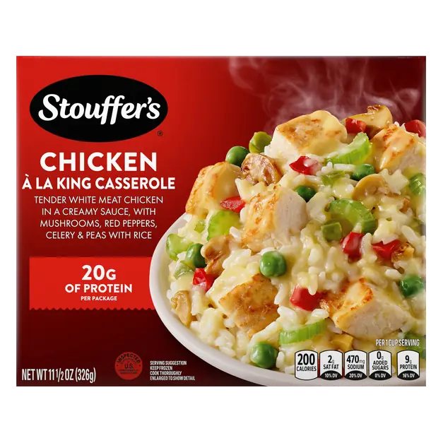 Chicken A La King Casserole 20g Protein Frozen Meal