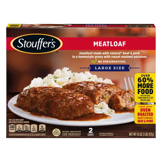Classic Meatloaf Large Size Frozen Meal