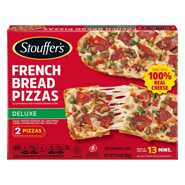 French Bread Deluxe Pizza Frozen - 2 ct