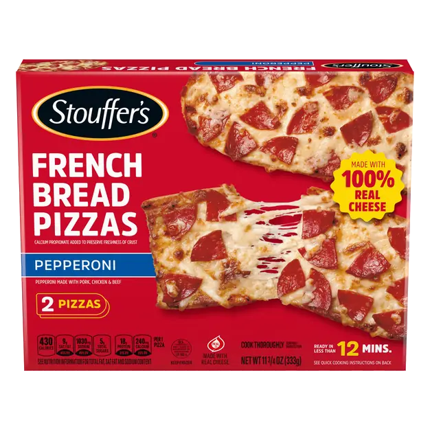 French Bread Pepperoni Pizza Frozen - 2 ct