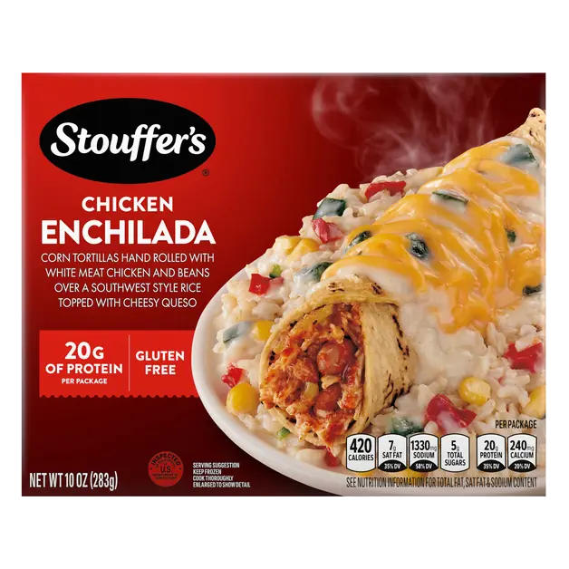 Gluten Free Chicken Enchilada Frozen Meal