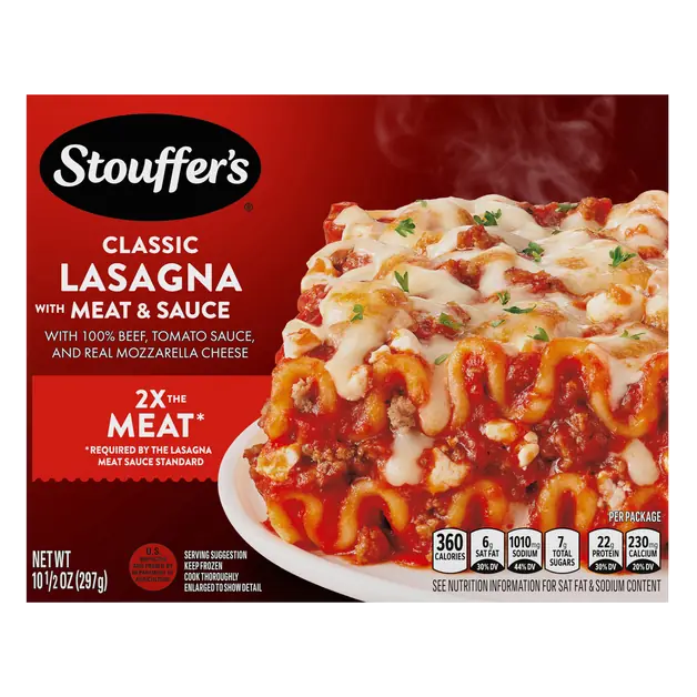 Lasagna with Meat & Sauce Frozen Meal