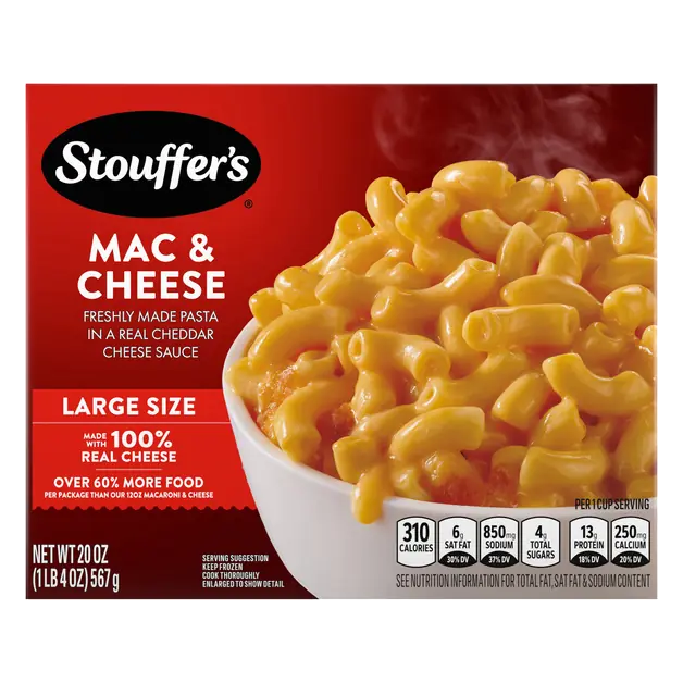 Mac & Cheese Large Size Frozen Meal