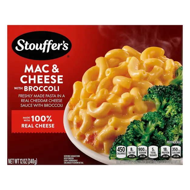 Mac & Cheese with Broccoli Frozen Meal