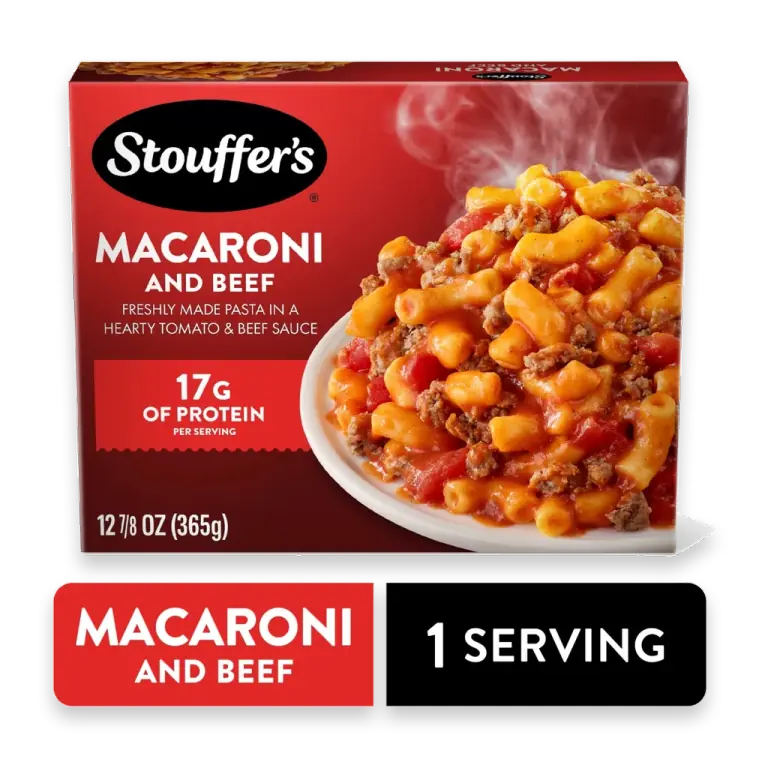 Macaroni and Beef Frozen Meal