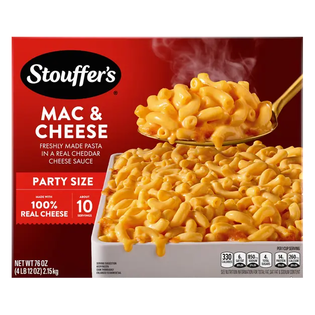 Macaroni & Cheese Party Size Frozen Meal