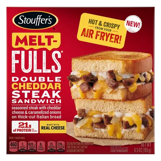 Melt-Fulls Double Cheddar Steak Sandwich