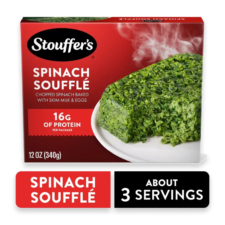 Spinach Souffle Frozen Meal