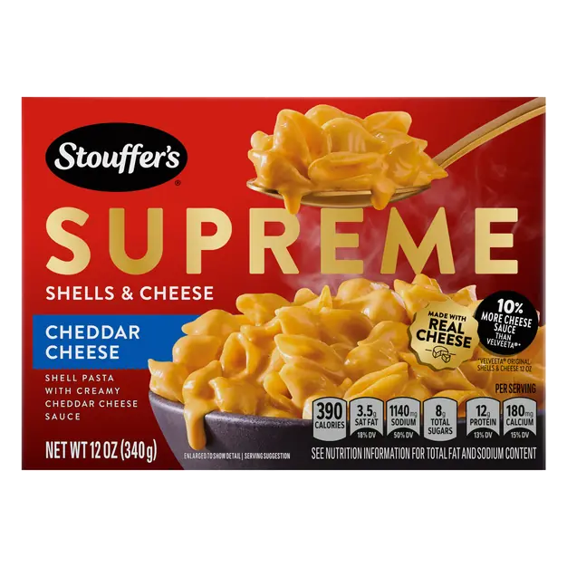 Supreme Shells & Cheddar Cheese