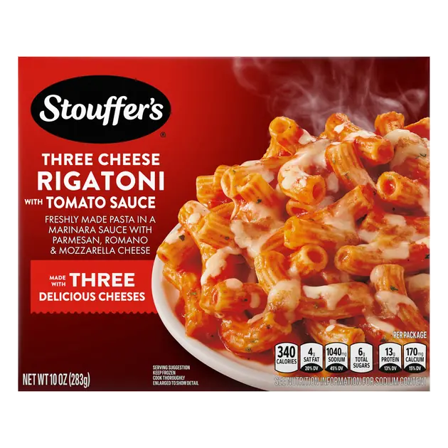 Three Cheese Rigatoni Frozen Meal