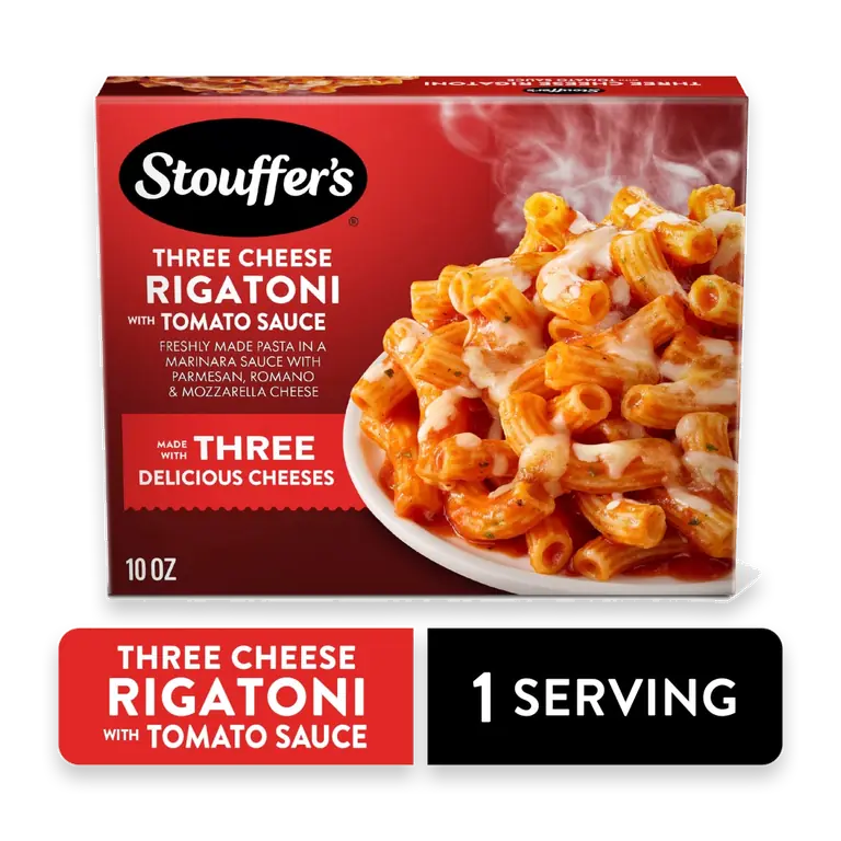 Three Cheese Rigatoni Pasta Frozen Meal