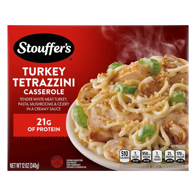 Turkey Tetrazzini 21g Protein Frozen Meal