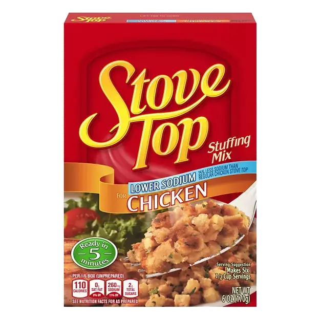 Stuffing Mix, for Chicken, Lower Sodium