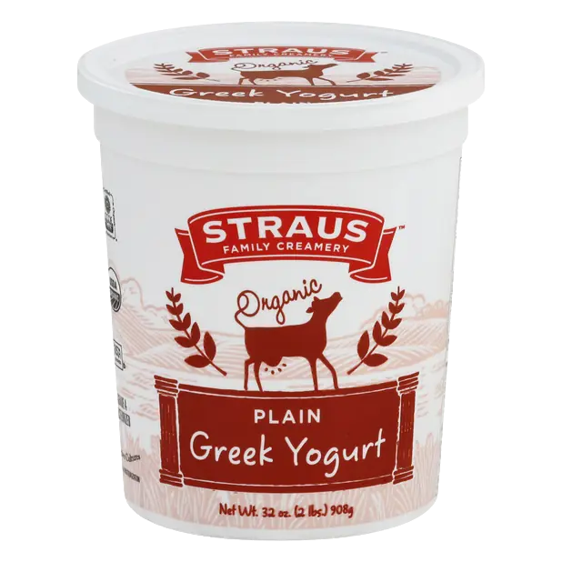 Plain Organic Greek Whole Milk Yogurt
