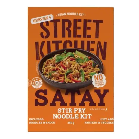 Stirfry Noodle Kit Malaysian Satay