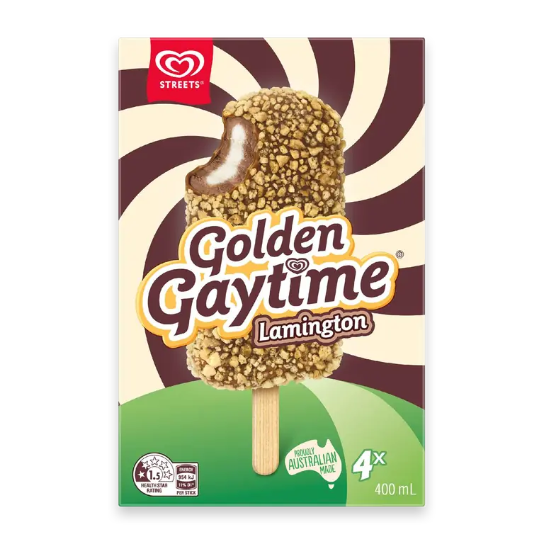 Golden Gaytime Lamington