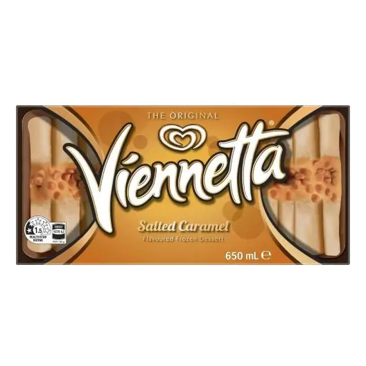 Viennetta Salted Caramel Frozen Dessert