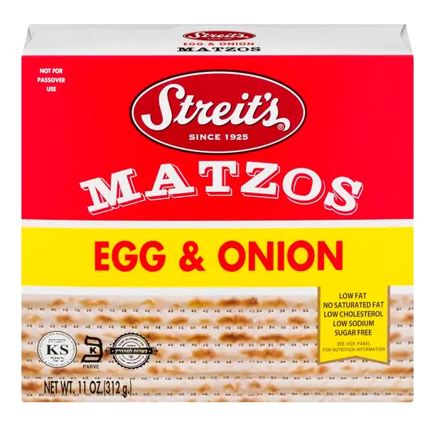 Kosher Egg & Onion Matzos