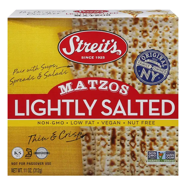 Kosher Lightly Salted Matzos