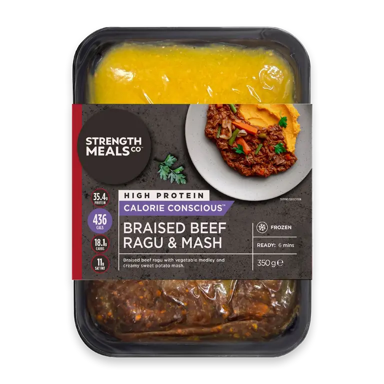 Frozen Braised Beef Ragu & Mash High Protein