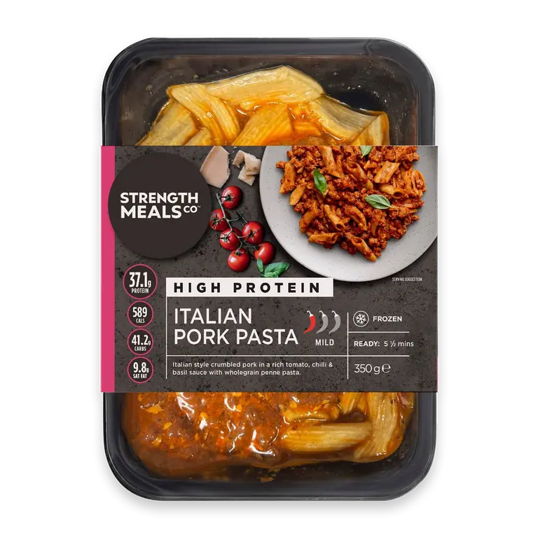 Frozen Italian Pork Pasta High Protein