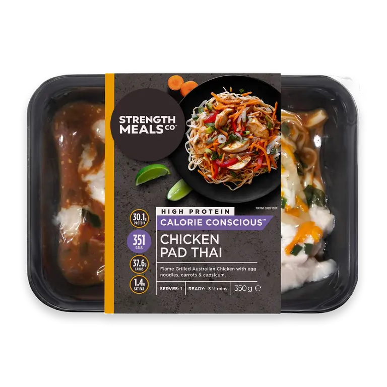 High Protein Chicken Pad Thai