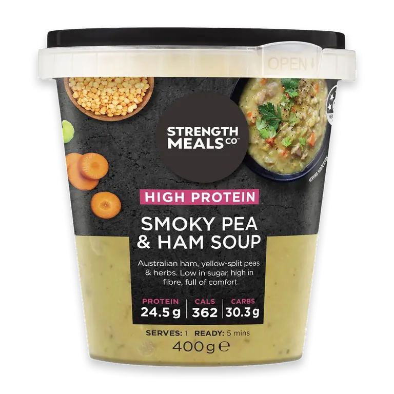 Smoky Pea & Ham High Protein Soup