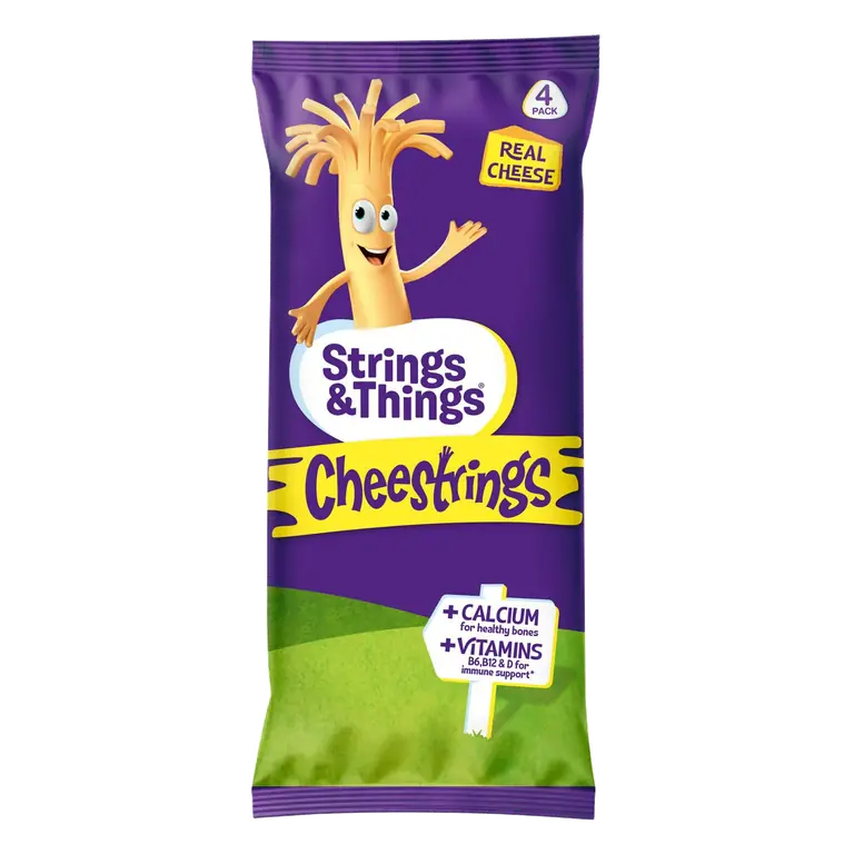 Cheestrings Cheese Snack x4 80g